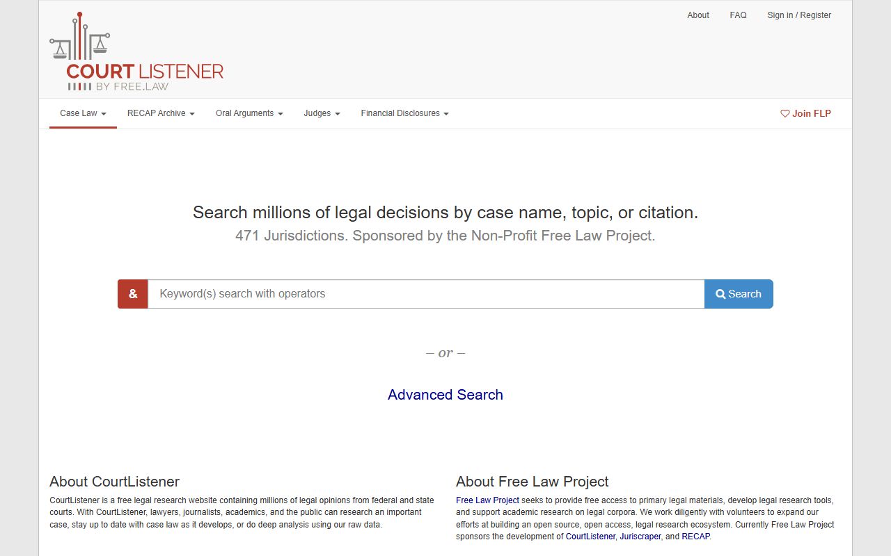 Macon County court dockets third-party legal research source