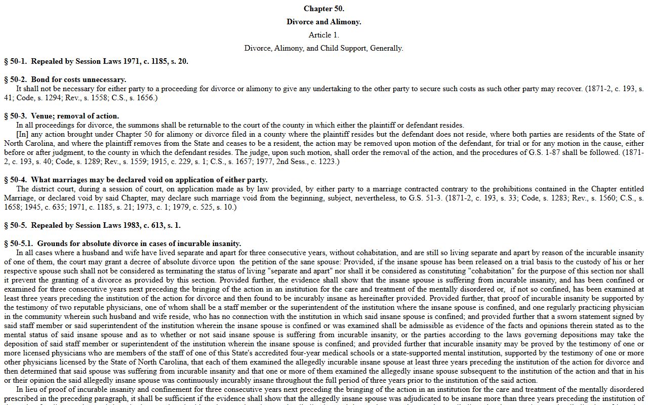 Macon County court dockets domestic case statute source