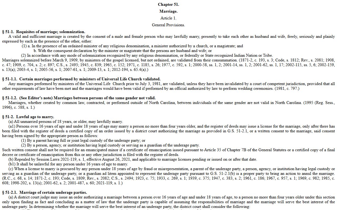 Macon County court dockets marriage statute source