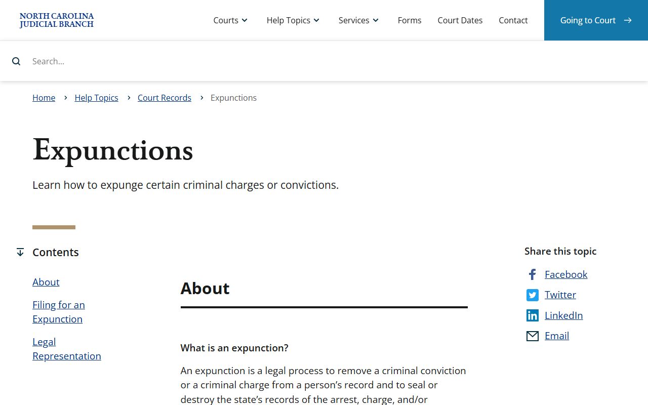 Macon County criminal court records expunction guidance source