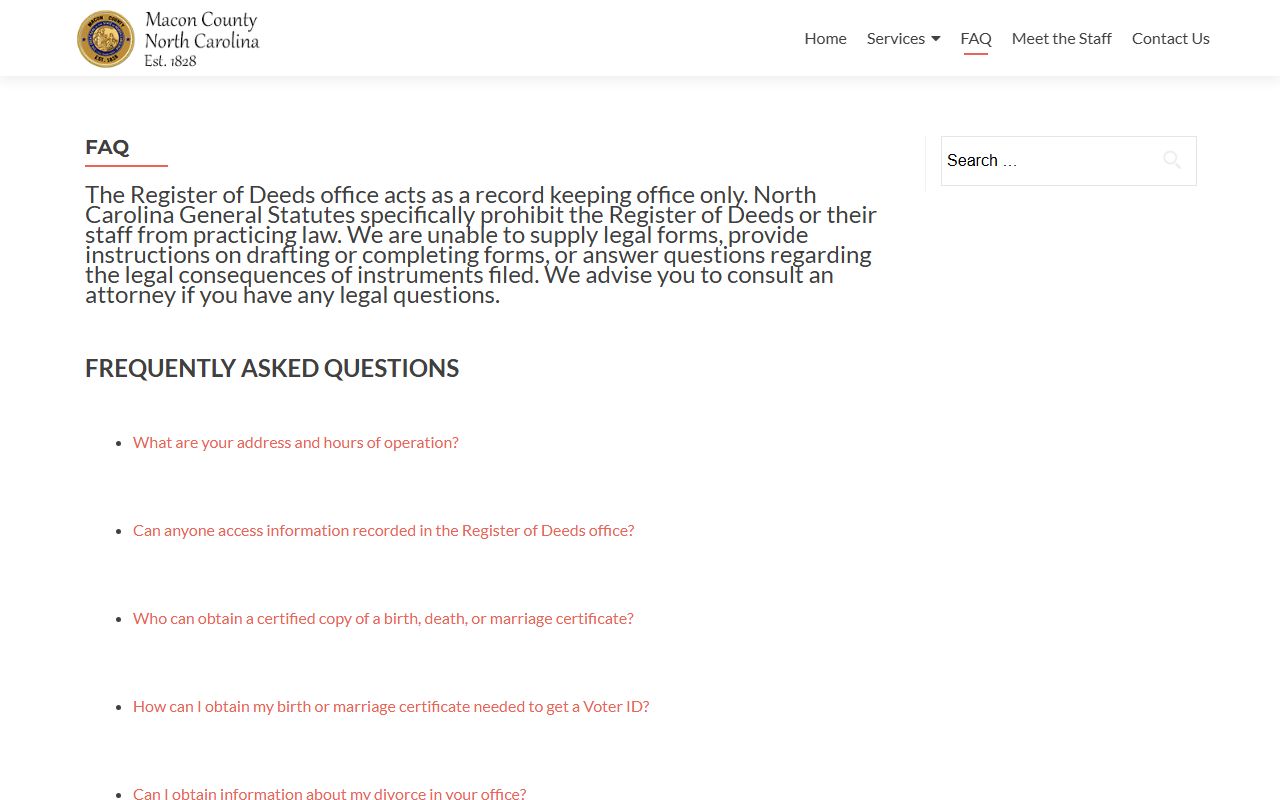 Marriage, vital-record, and recording FAQ